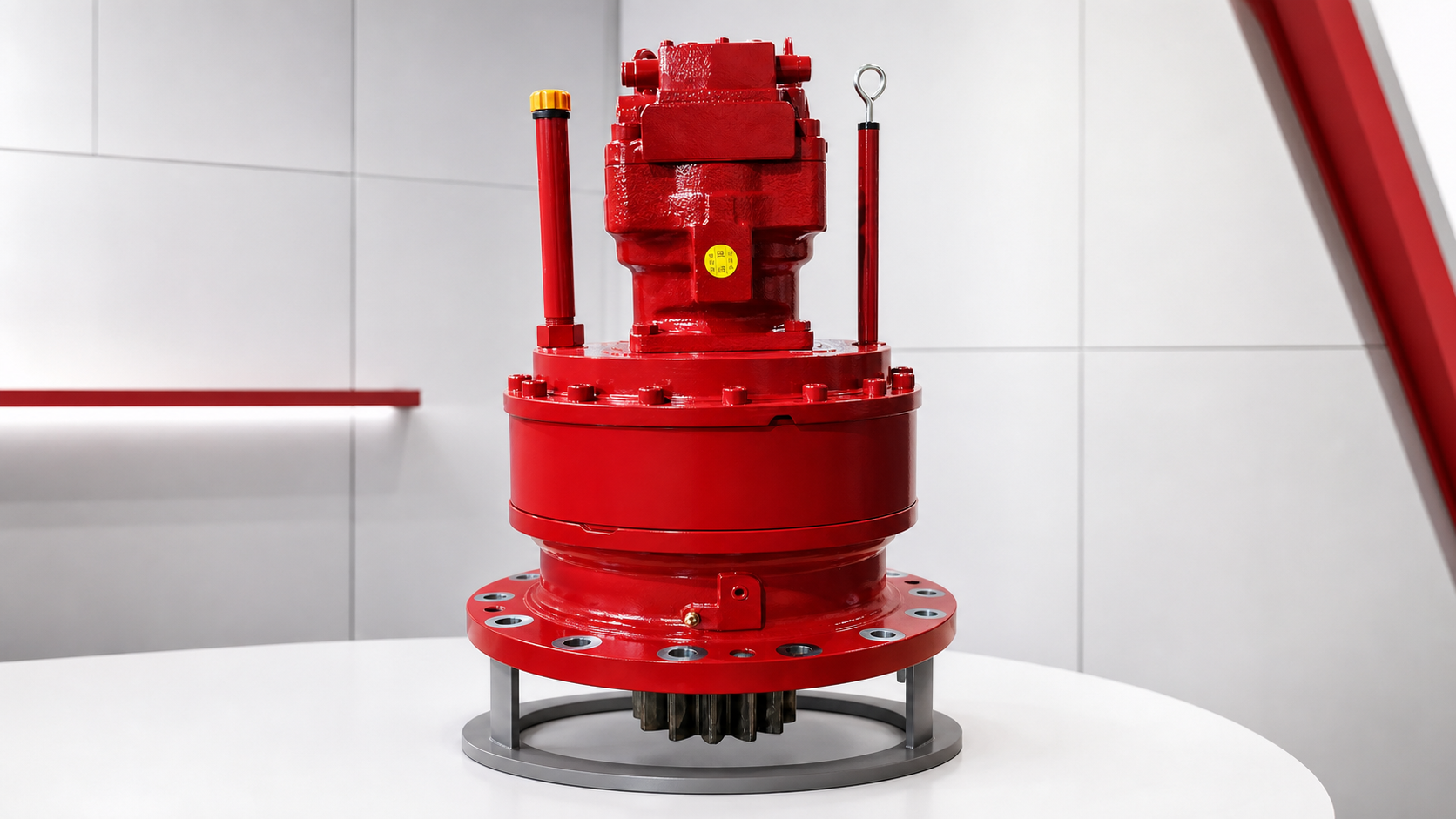 Excavator hydraulic swing motor assembly